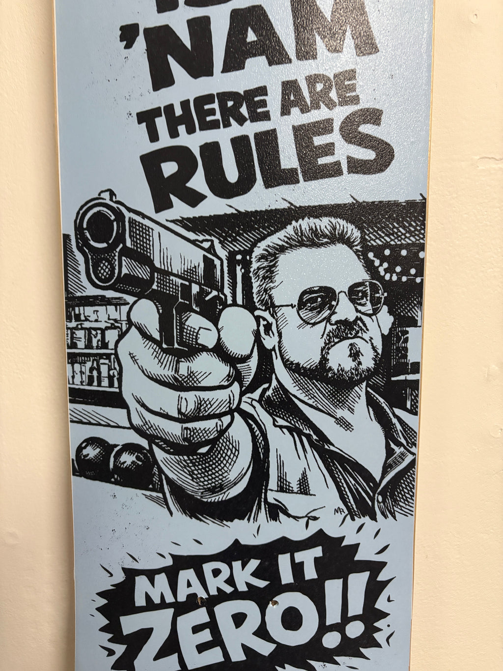 The Big Lebowski Skateboard Wall Art