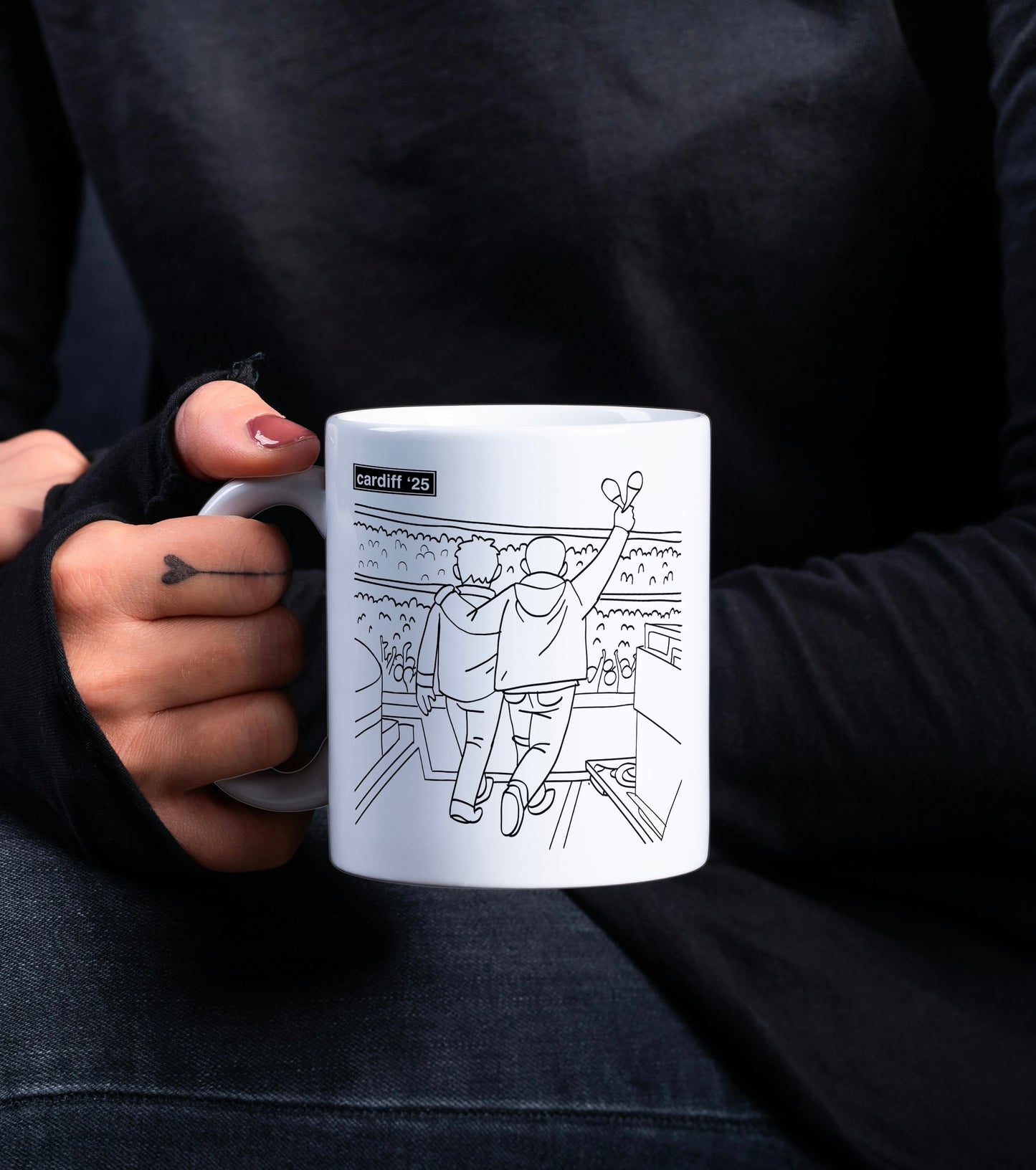 Oasis Reunion Mug – Cardiff 2025 | 11oz Ceramic white Mug.