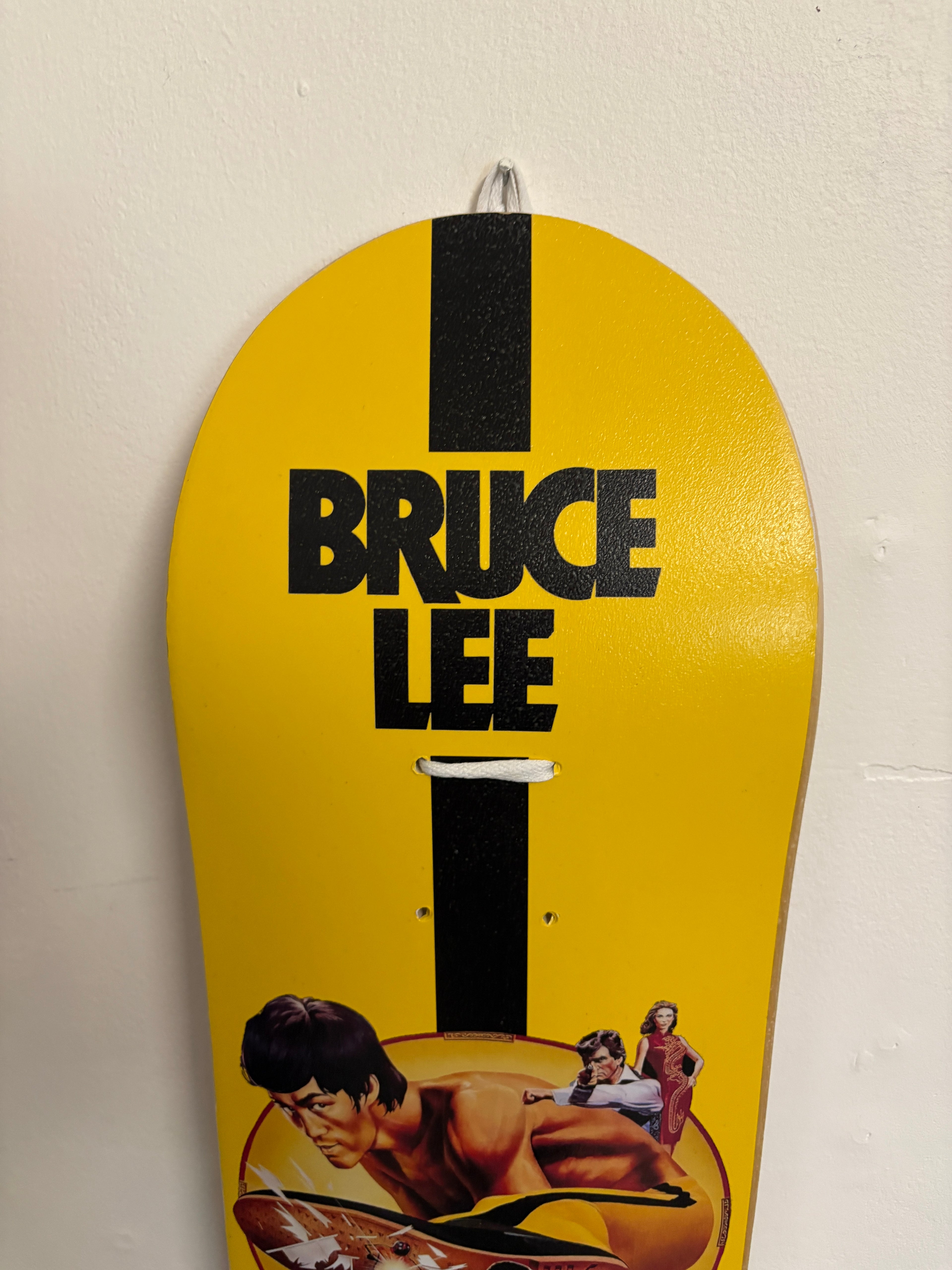 Bruce Lee Skateboard Wall Art