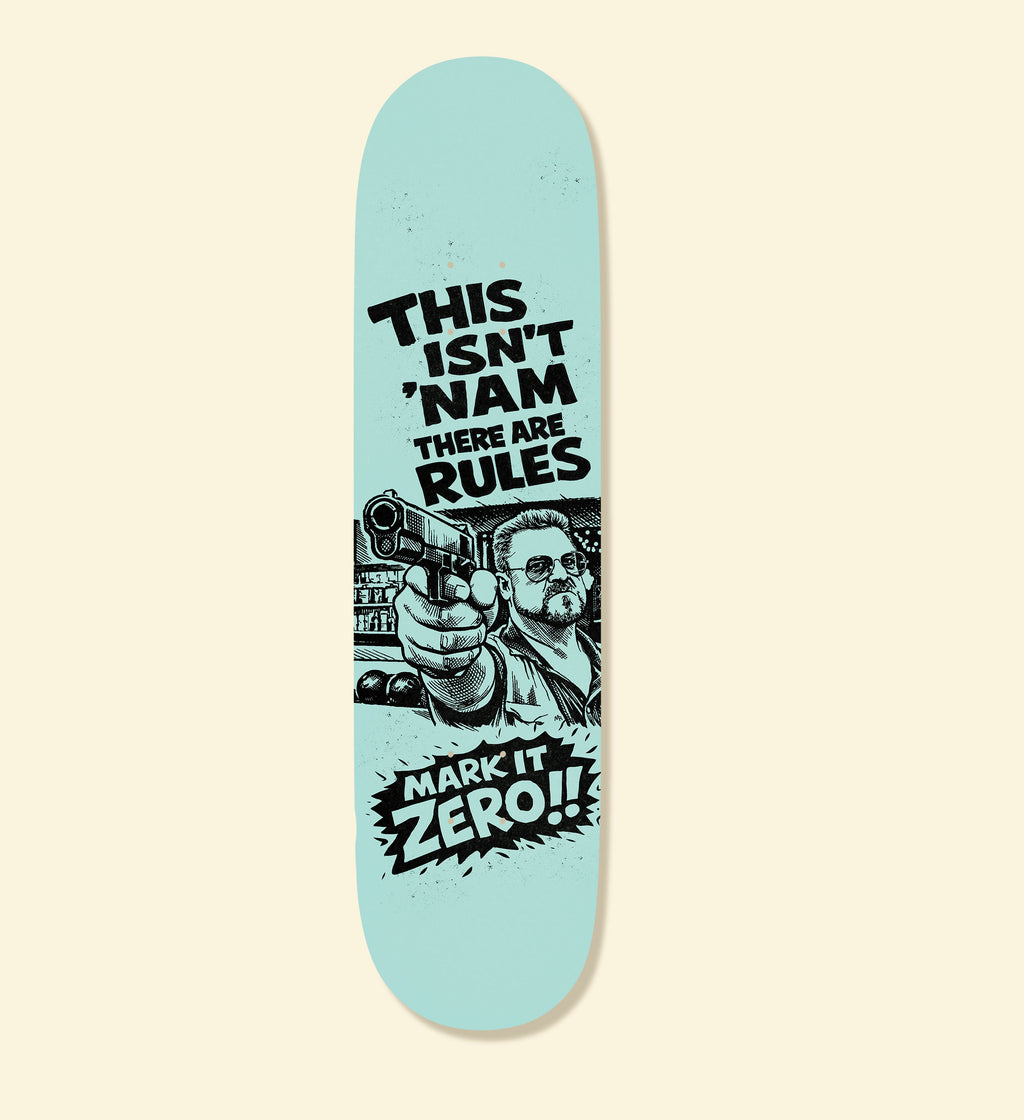 The Big Lebowski Skateboard Wall Art