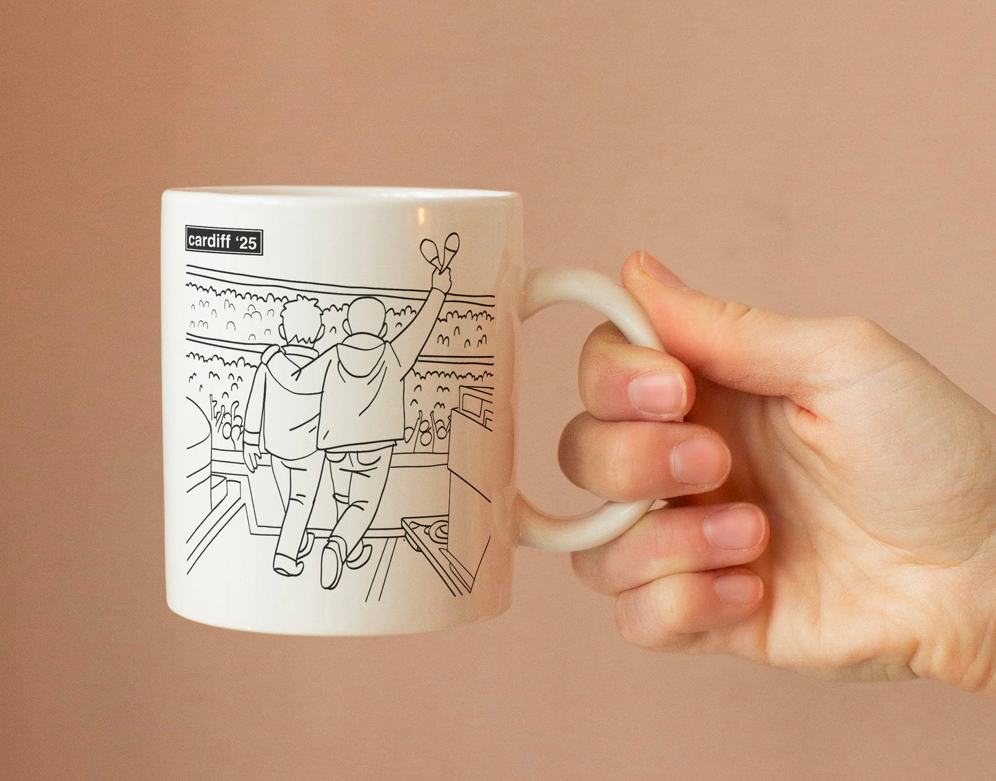 Oasis Reunion Mug – Cardiff 2025 | 11oz Ceramic white Mug.